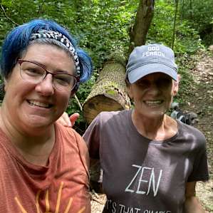 Happy creek walkers!