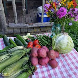 Produce from a nearby Amish farm