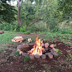 Earth Sky Riverside Camping