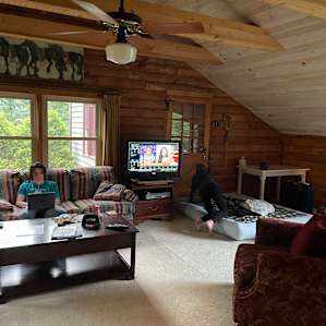 Post ride lounging