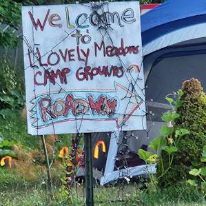 Open safe sites with clothes lines and all!