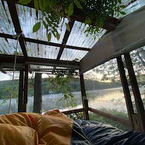 Lake treehouse, Berkshires Ma