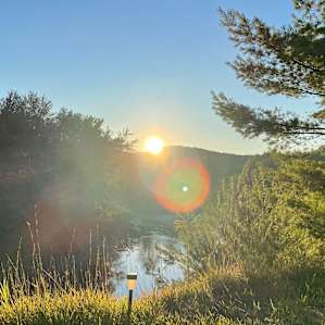 Sunset from site 2