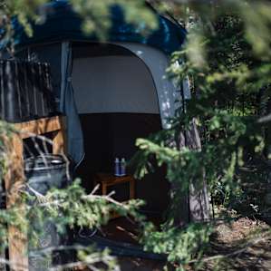 Dreamy outdoor shower location