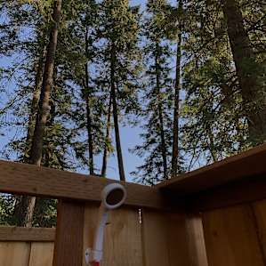 Tent Platform On Green Bluff