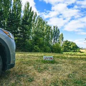Designated parking space