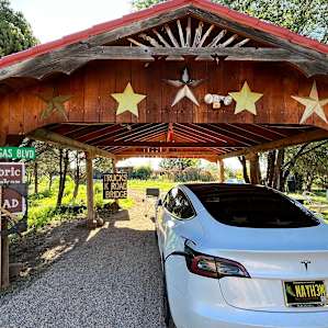 We had a sweet set up and he accommodated charging my car