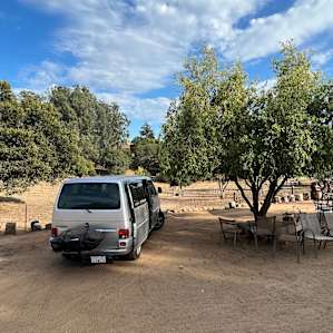 Lots of space for the campervan