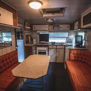 Lounge and kitchen