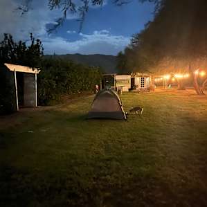 Pinnacle Farms tent campsite