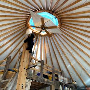 OFF GRID Rustic Glamp & Camp Yurt