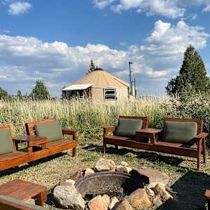 OFF GRID Rustic Glamp & Camp Yurt
