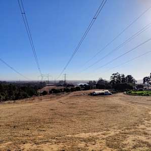 The view from the top of the hill, overlooking Monterey Bay