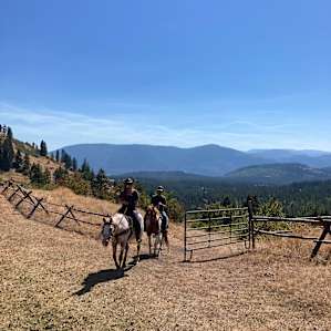 One of the views from the trail ride