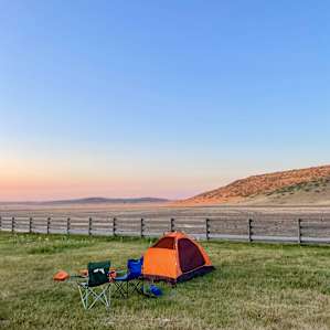 Montana Tent Camping in the country