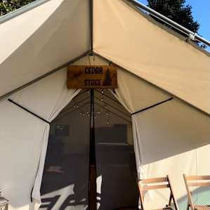 The Black Walnut Glamping Tent