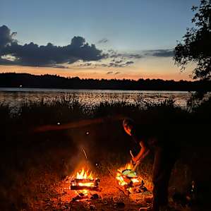 Camping on the Tennessee River