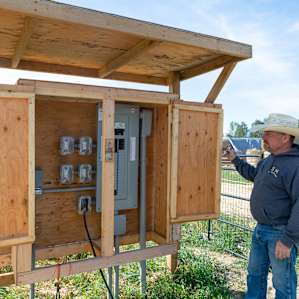 Campers have access to electricity
