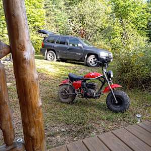 Camp near Katahdin at RV Quad camp