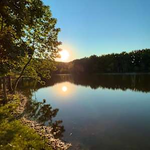 Lake sunsets.