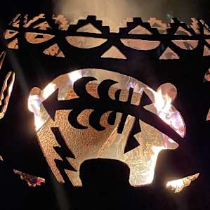 Another shot of one of the cool fire pits!