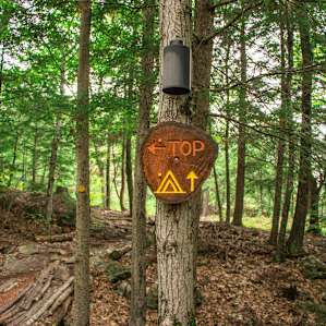 Follow the signs to the campsite