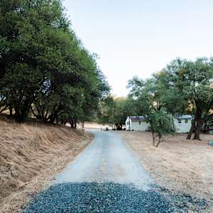 Road leading to site #1