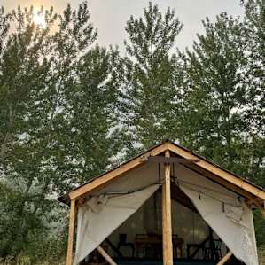 Tent view.
