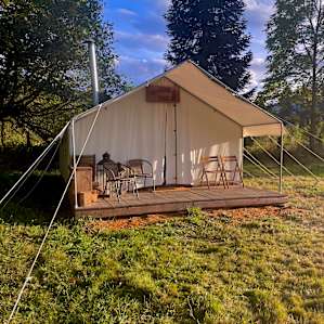 The Black Walnut Glamping Tent