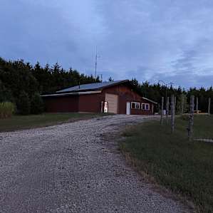 The front entrance to the camp - this is what to look for when you turn in to the property