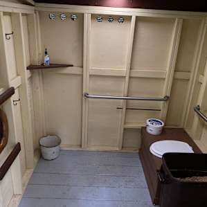 Clean restroom.