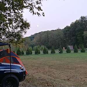 Camping on the Crystal Clear Creek