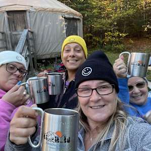 Yurt in the forest