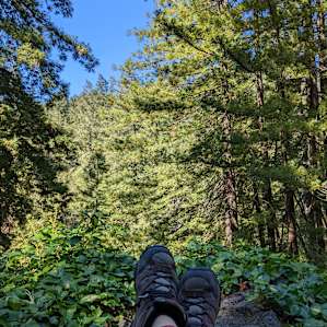 Coming home to such peace and quiet after a day of fishing and hiking