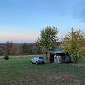 Airstream with a Private Deck