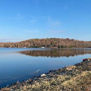 View from across the lake