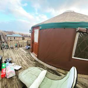 Yurt Glamping on the Goat Farm