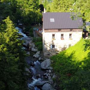 Historic Mill On a River Gorge