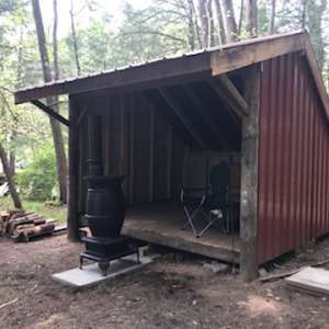 Rustic camping experience