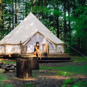 Canvas Private Glamping Yurt
