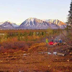 Majestic Denali Alaska Campsite