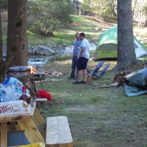 joyville, camping site on elk creek
