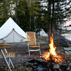 Rustic Riverside Camping