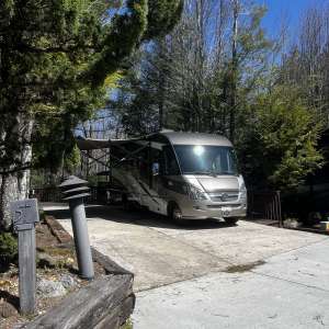 RV Campsite in Blue Ridge Mtns
