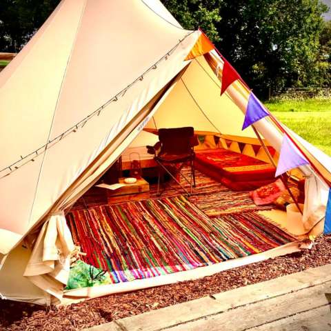 Party Sleepover 4 Metre Bell Tent For Hire Camp 