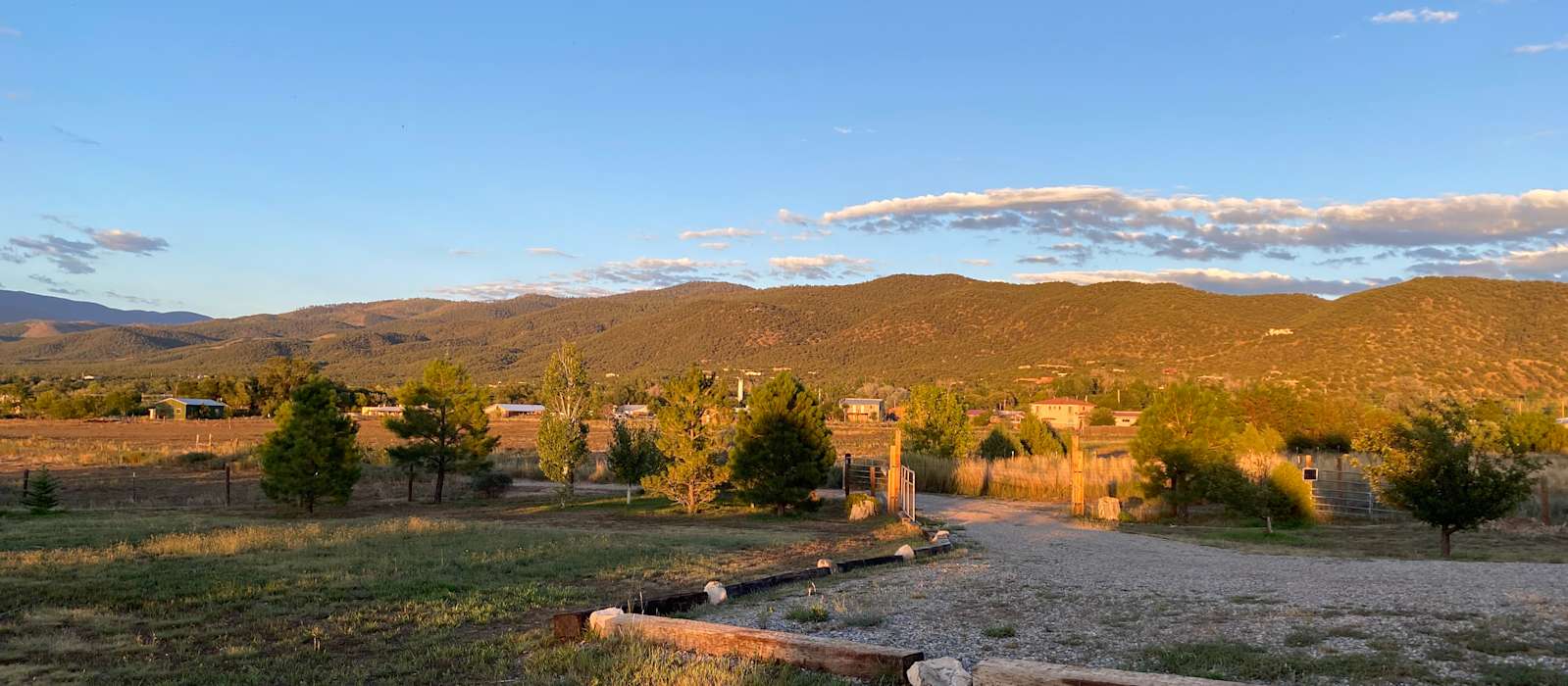 A scenic view of Taos