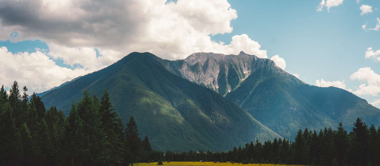 A scenic view of Canmore