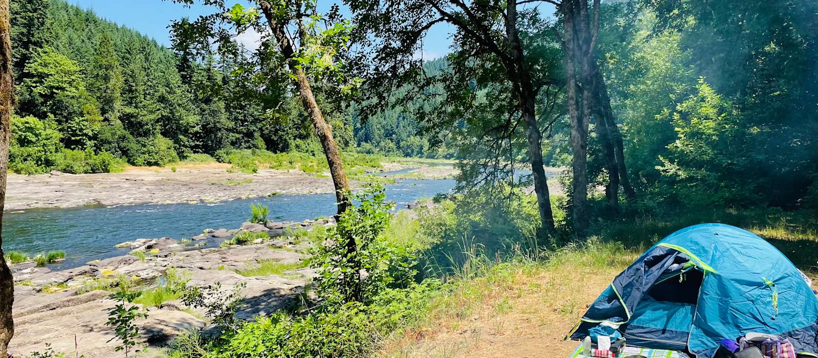 A scenic view of Rockaway Beach