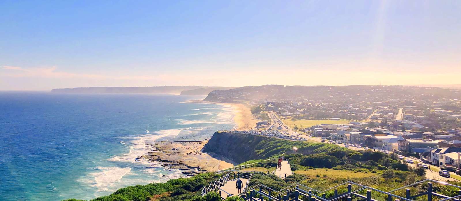 A scenic view of Newcastle