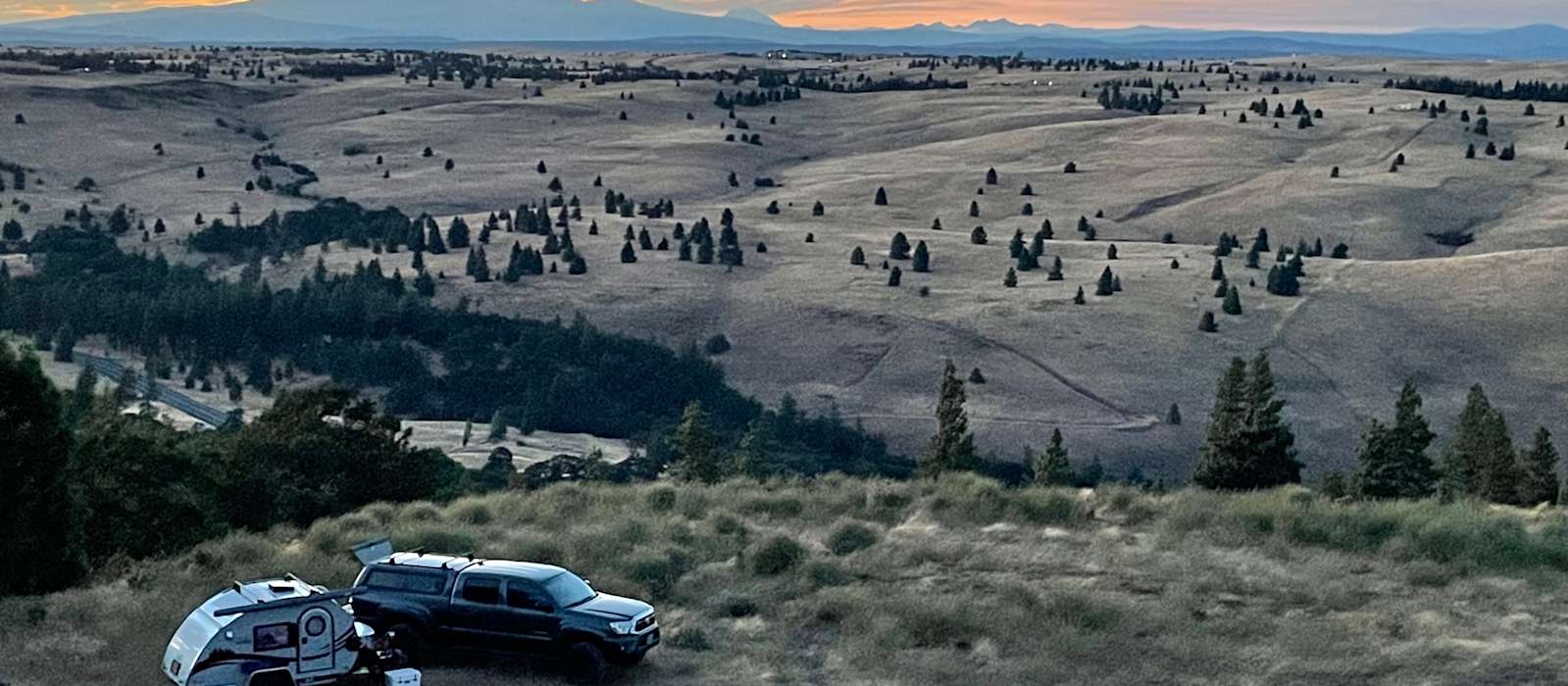 A scenic view of Hood River